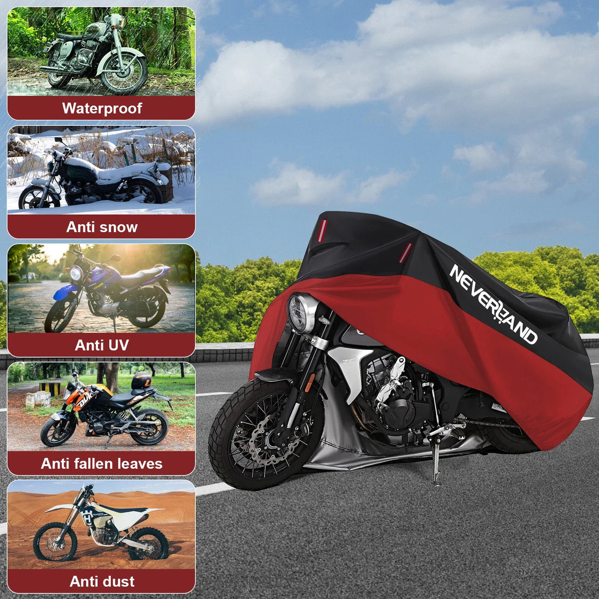 Motorcycle Cover 3XL Waterproof for Harley Davidson Heritage Softail