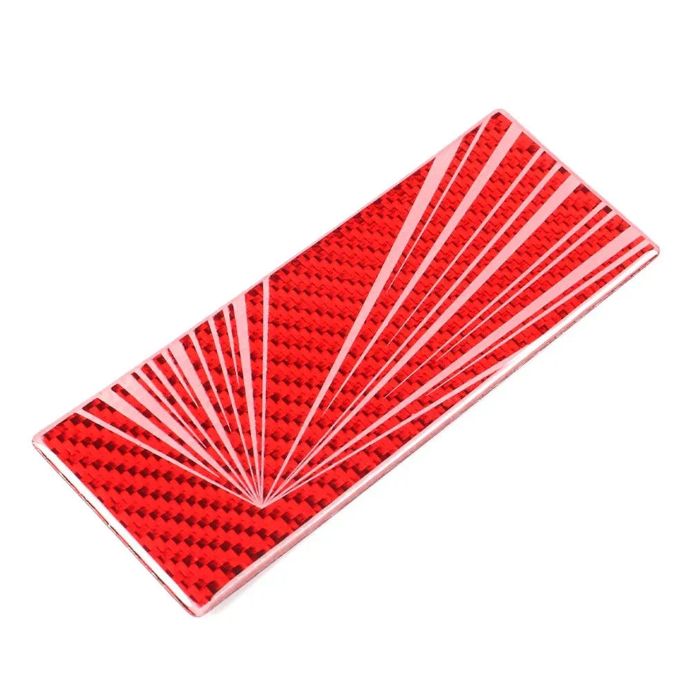 Carbon Red Decal Trunk Emblem for Tesla Model 3, Y, X (2017-2023)
