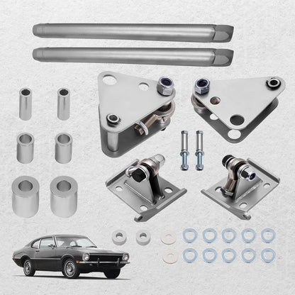 Traction Bars Kit with Shock Mounts & Tie Plates for 1960-1966 Valiant