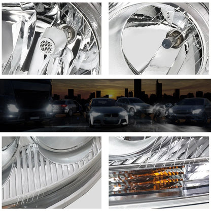 Chrome Housing Clear Corner Headlight for Jetta MK5 2005-2010