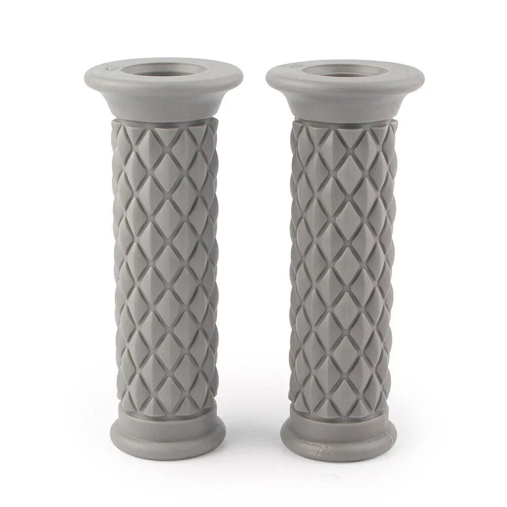 Rubber Hand Grips 22mm for Cafe Racer Bikes