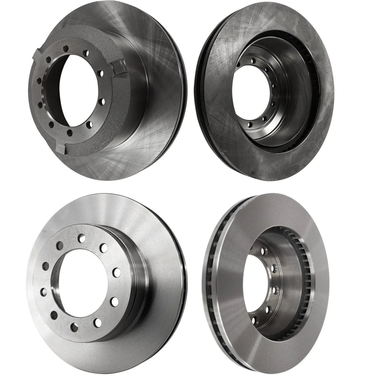 Front and Rear Brake Disc Set for Ford F-450 Super Duty (2005–2016)