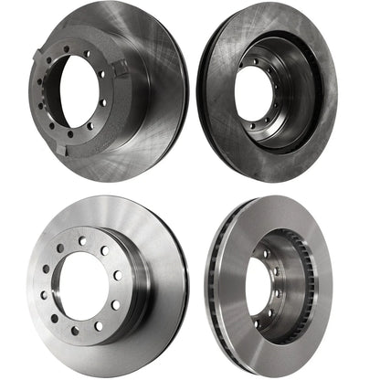 Front and Rear Brake Disc Set for Ford F-450 Super Duty (2005–2016)