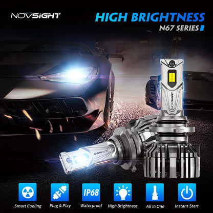 9006 Conversion Kit for LED Headlight Bulbs - Set of 2