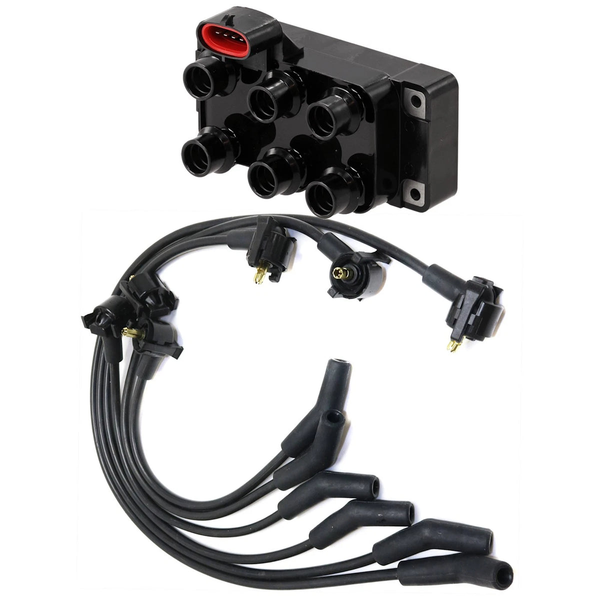 Ignition Coil & Spark Plug Kit for Ford F-150 E150 E250 (1998–2000)