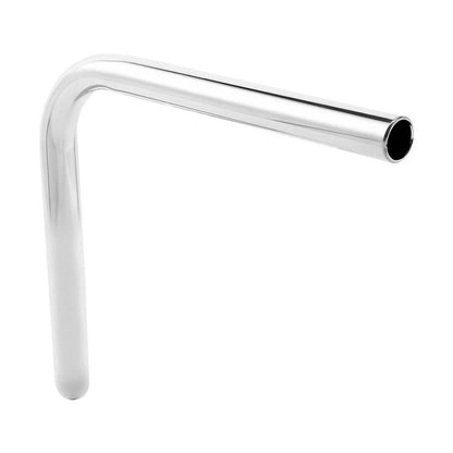 Chrome/Black 10" Ape Hanger Handlebars for 2010-2016 Harley FLST
