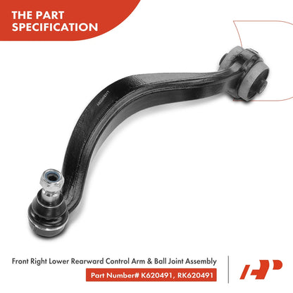 Control Arm Ball Joint & Tie Rod Assembly for Ford Fusion 2007-2012
