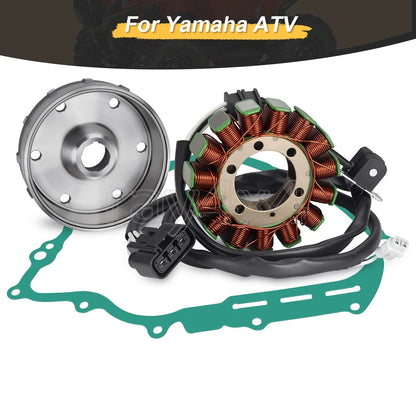 Flywheel Rotor and Magneto Stator Set for 2007-2008 Yamaha Grizzly 700