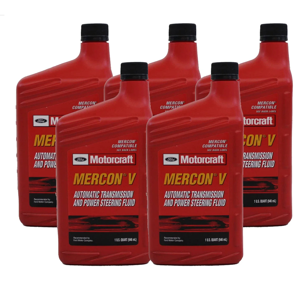5 Quart Motorcraft ATF Mercon V Automatic Transmission Fluid for