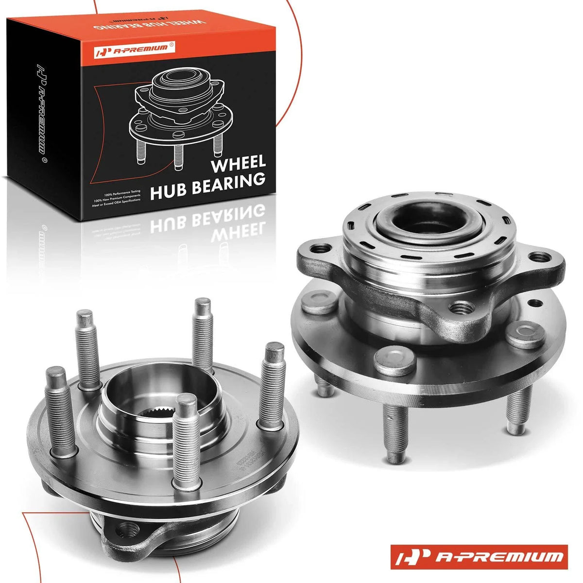 2X Front Wheel Hub & Bearing Assembly for Ford Taurus (2008–2009)
