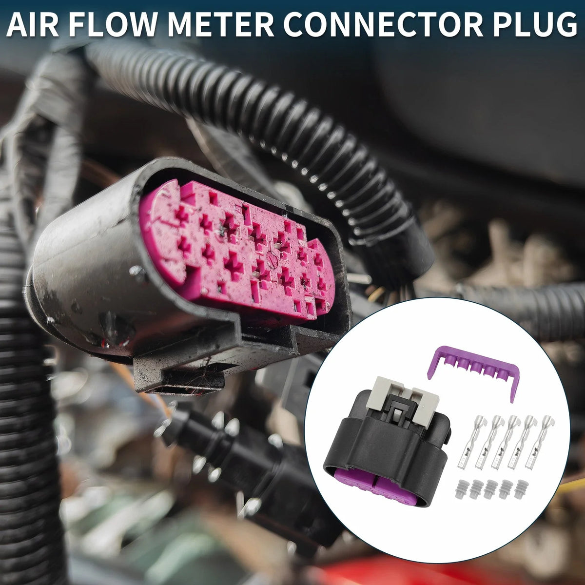 5 Pin Air Flow Meter Connector Plug for Chevrolet 