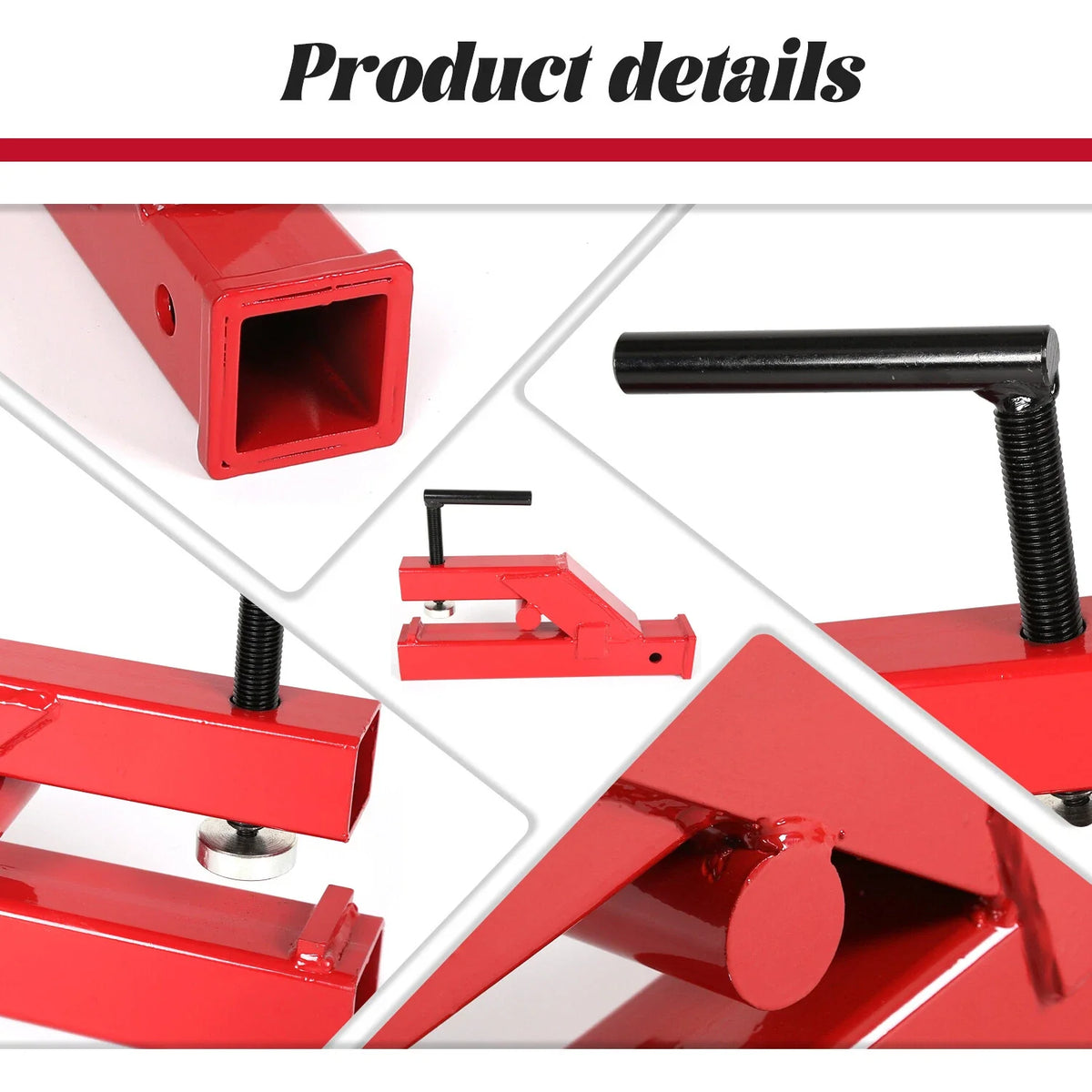 Trailer Adapter Receiver Hitch Clamp for Bobcat Deere