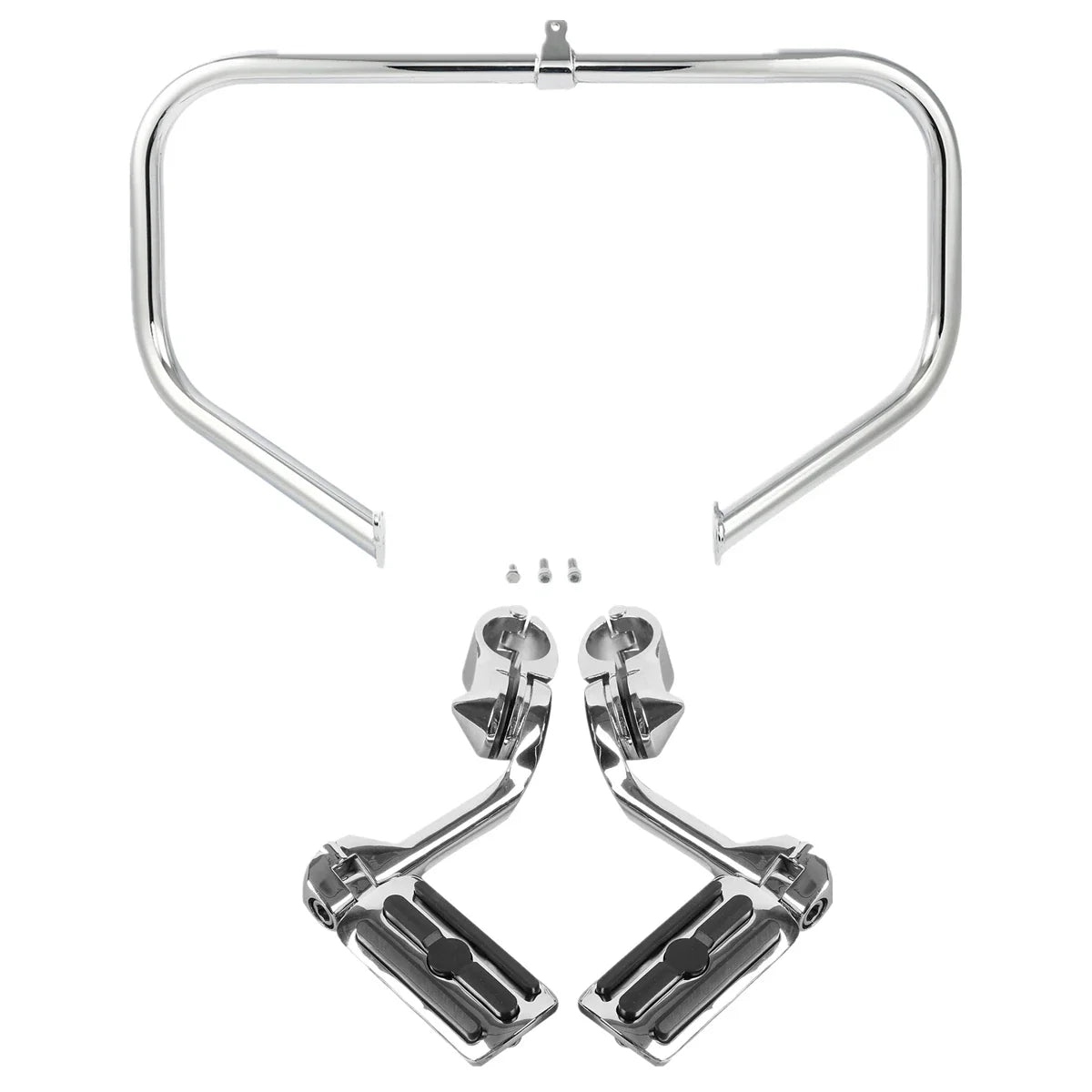 Engine Guard Bar & Long Angled Foot Pegs for Harley Electra Glide 2009-2023