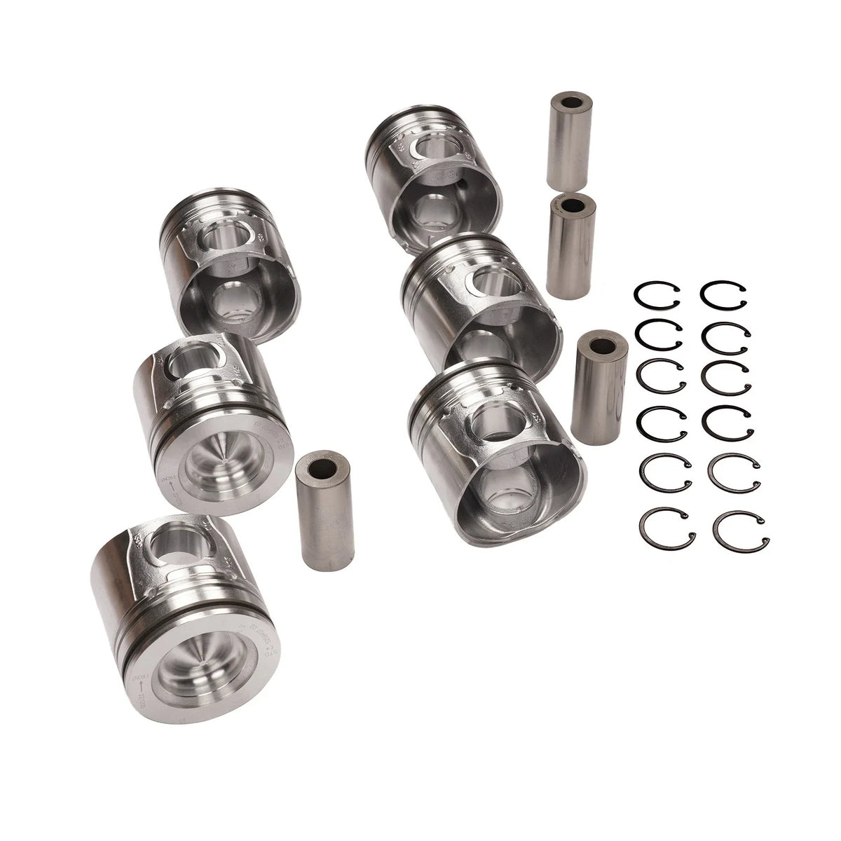 6Pcs Piston Kit for 6.7L Dodge Ram Diesel (2007-2019)