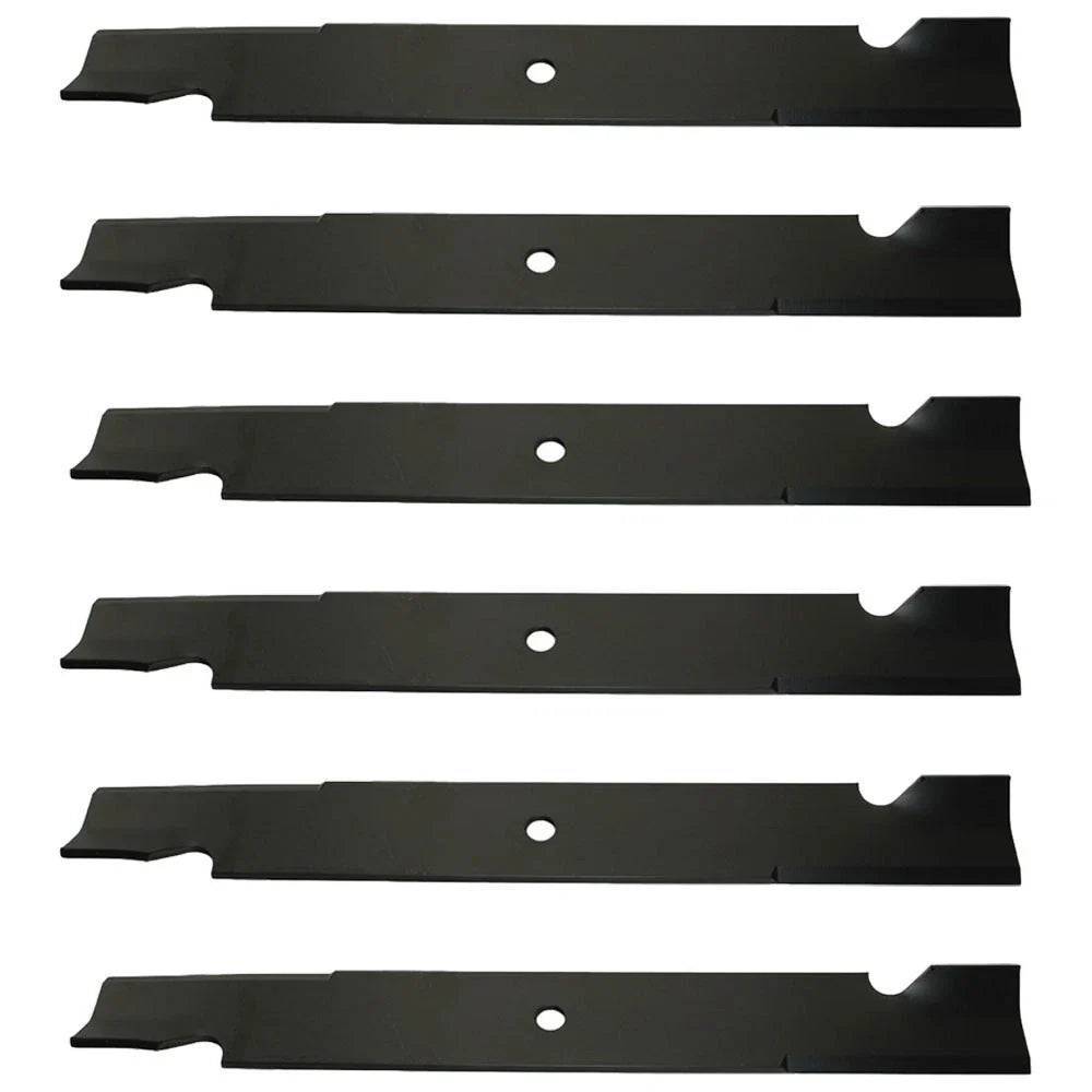 Set of 6 Lawn Mower Blades 21" X 5/8" 038608000 for Bad Boy Zero-Turn Mowers