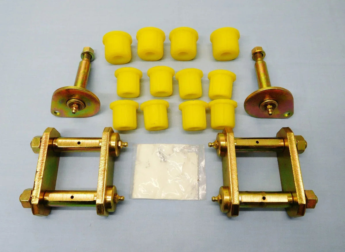 Rear Shackles & Greasable Pins Set for D22 Navara 4WD 1997-2023