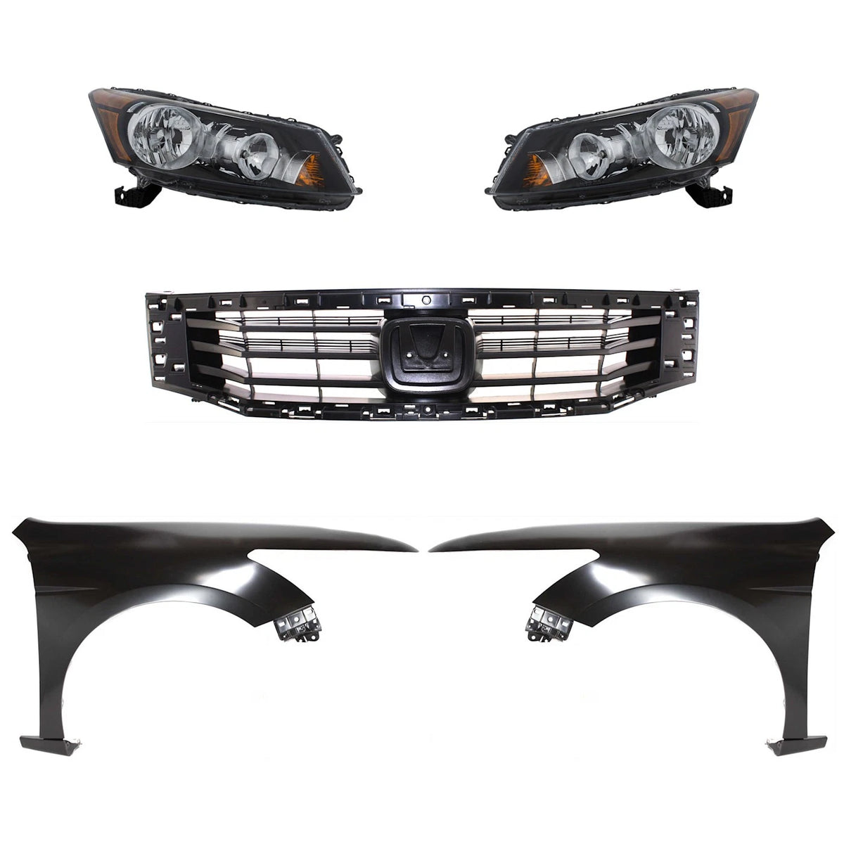 Headlight Set for Honda Accord (2008–2010) - Driver & Passenger Side
