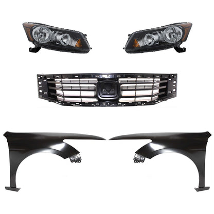 Headlight Set for Honda Accord (2008–2010) - Driver & Passenger Side