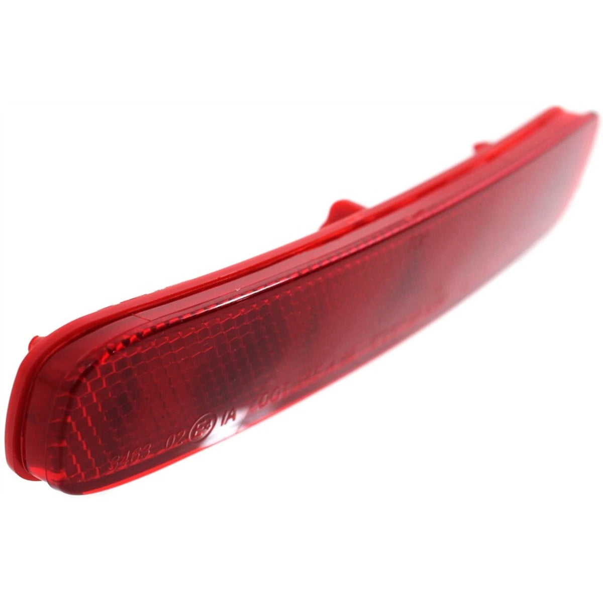 Bumper Reflector for Toyota Highlander (2011–2013) Red Lens Rear Driver Side