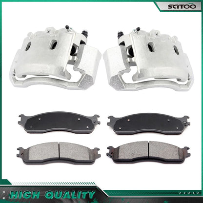 2006-2008 Dodge Ram 1500 2500 3500 Front Brake Calipers with Bracket
