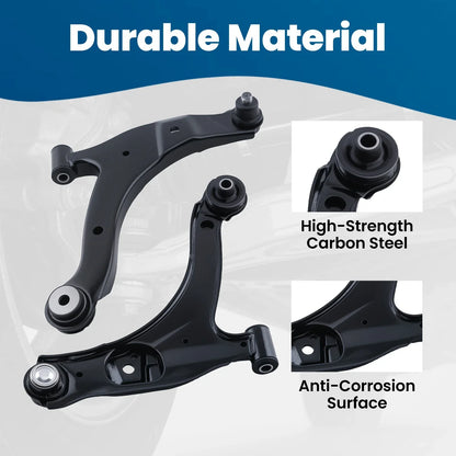 Front Lower Control Arms Tie Rods Sway Bars for Chrysler PT Cruiser Neon (2000–2005)