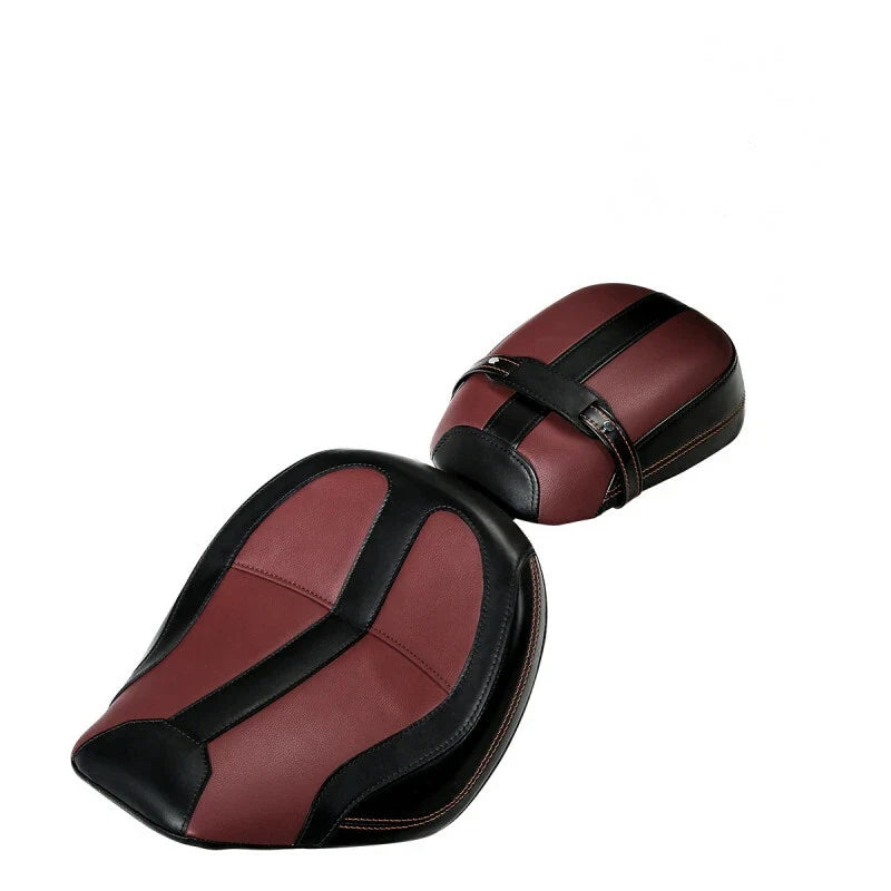 Passenger Driver Seat for Indian Scout Sixty 2015-2023 - Black Burgundy