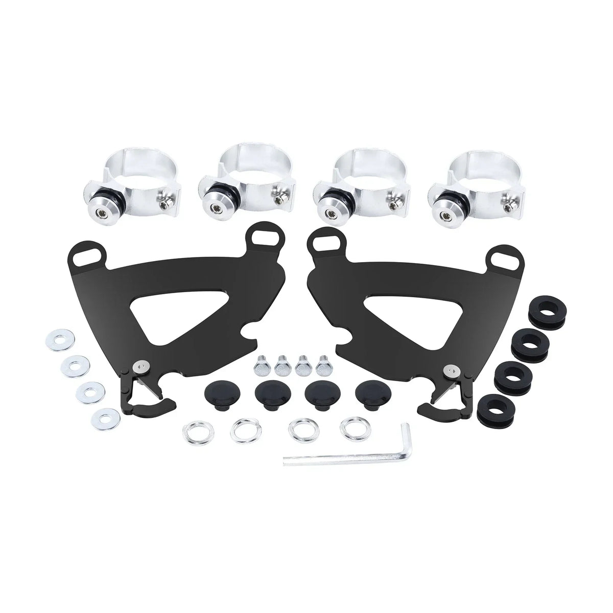 49mm Gauntlet Fairing Mount for Harley Dyna Super Glide 2007-2014