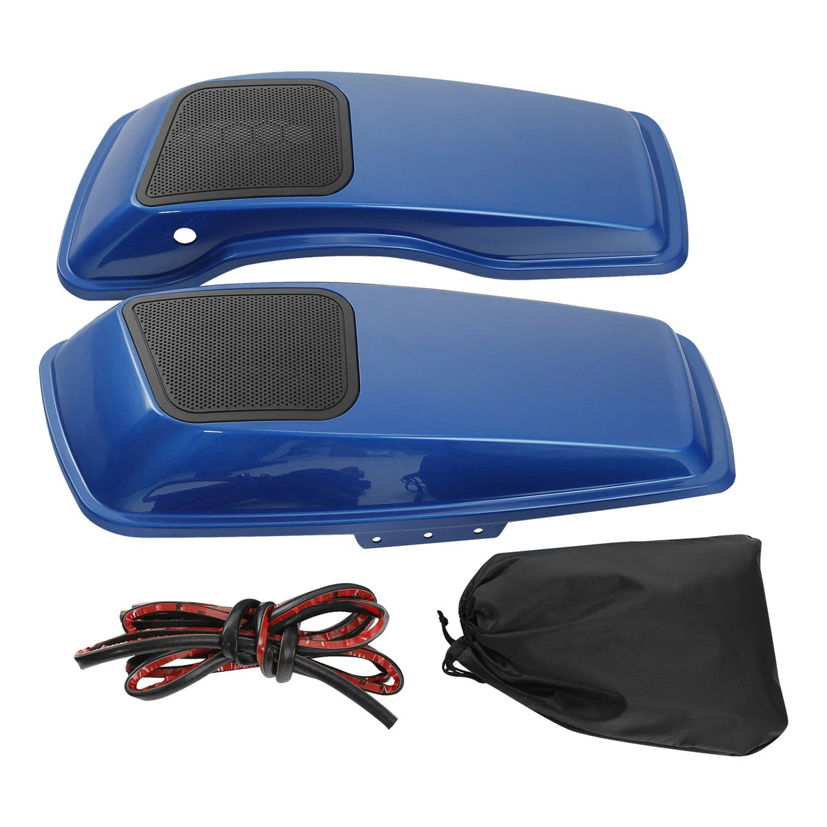 6x9" Speaker Lids - Electric Blue for Harley Road Glide 2014–2024