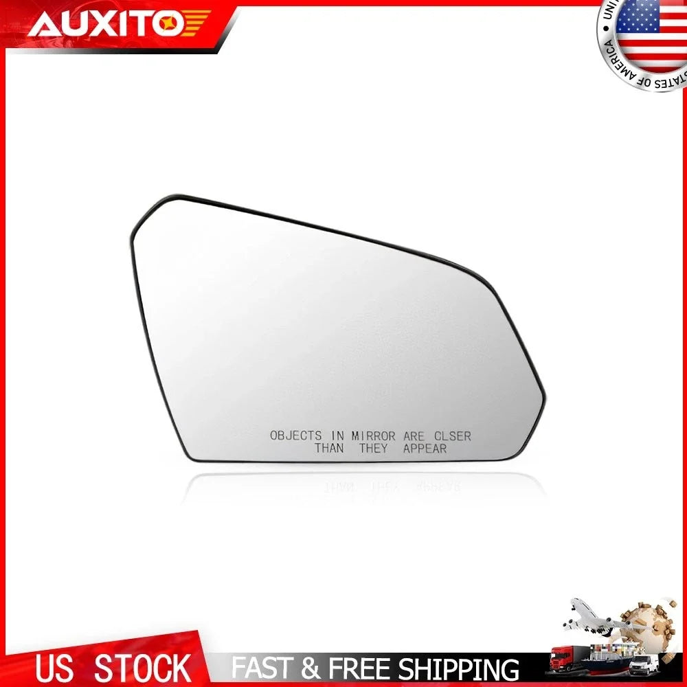 Heated Mirror Glass for Right Side Hyundai Sonata 2015-2019 w/ Spotter