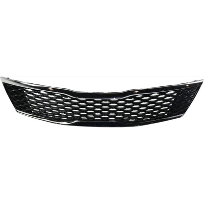 Grille Assembly for Kia Optima (2016–2018) - Painted Black Shell & Insert