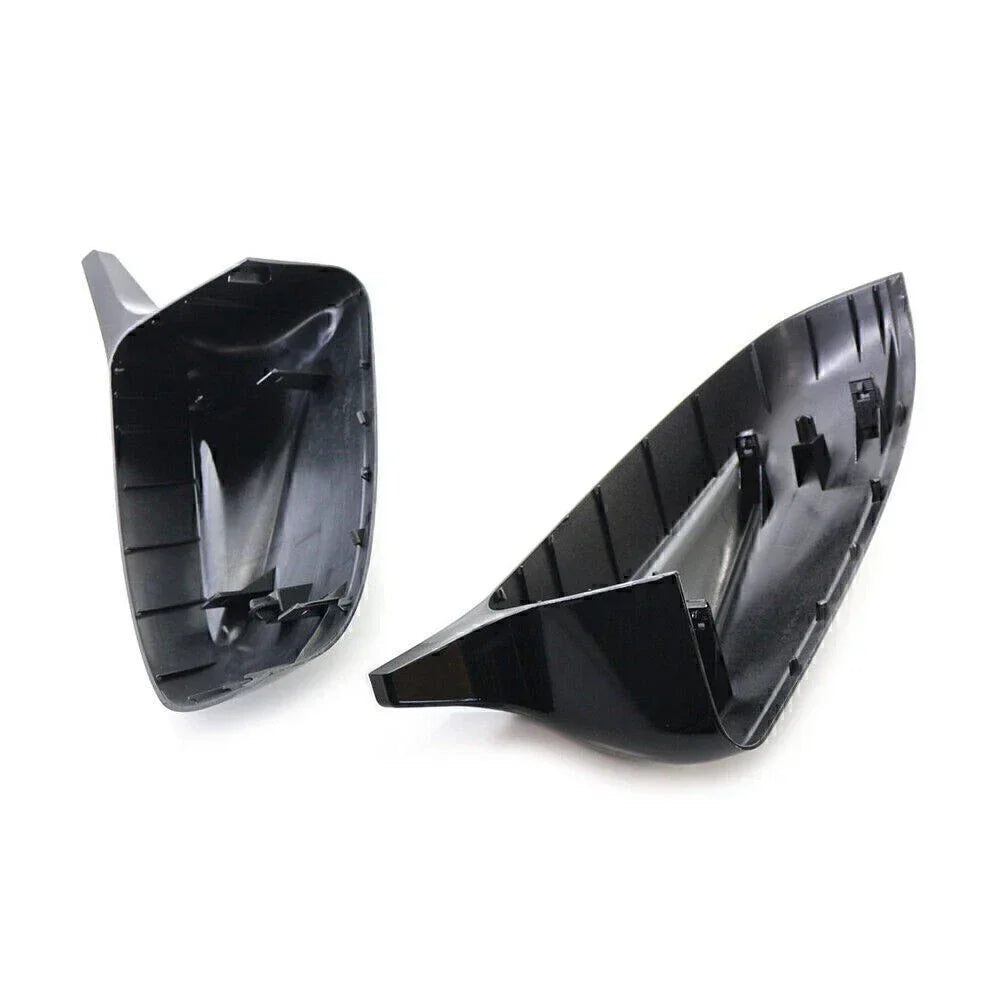 Glossy Black Rear View Mirror Cover Trim for X5 X6 E70 E71 (2007-2013)