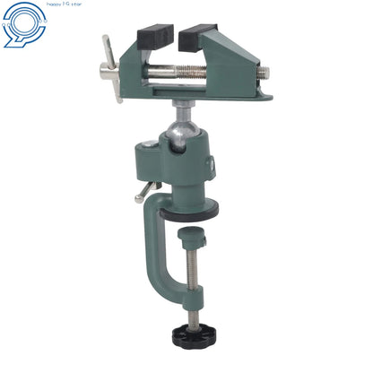 3" Bench Clamp with Swivel Rotation for Universal Workbench