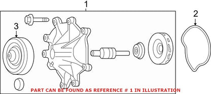 OEM Water Pump for 2003 Dodge Durango 4.7L V8 Engine