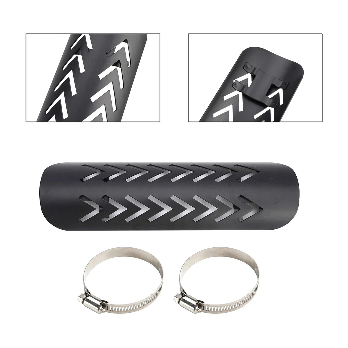 Side Bracket Cover for Exhaust on Motorcycle Scooter Cub