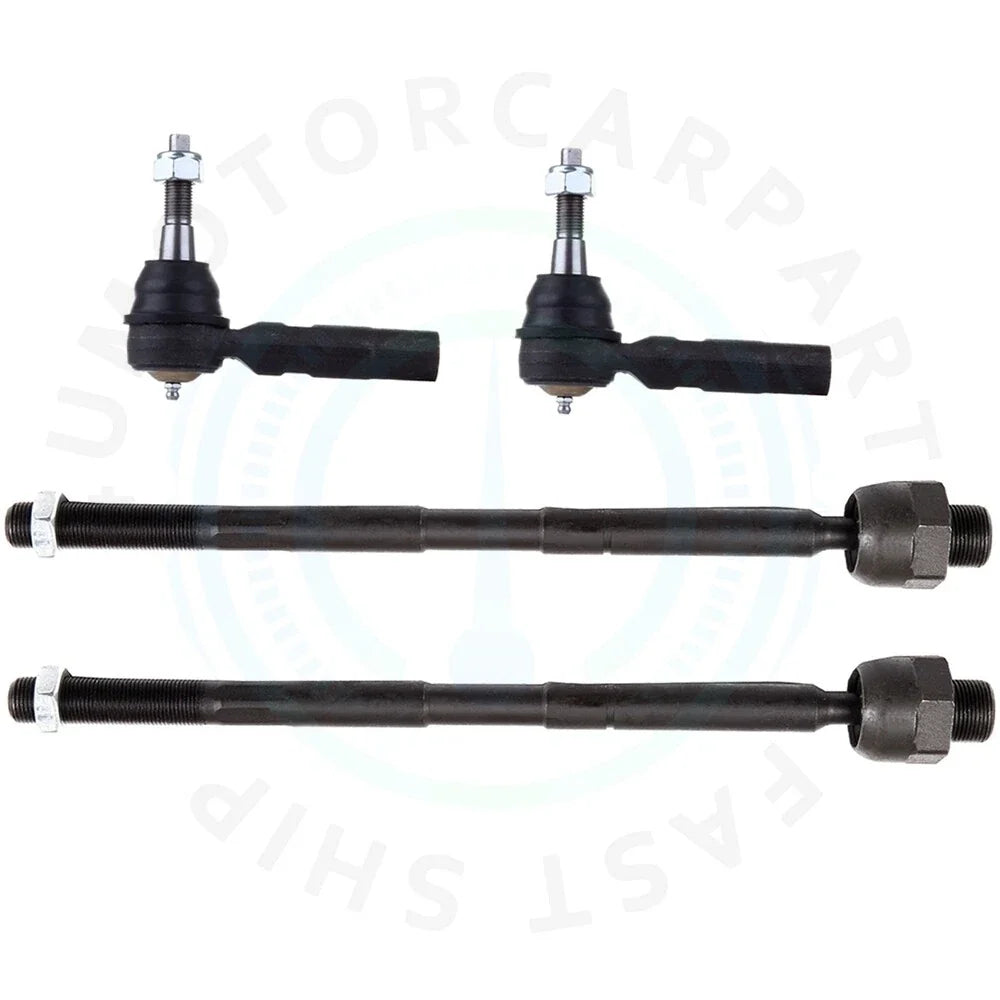Set of 4 Tie Rod Ends for Dodge Ram 1500 (2002–2005, 2008)