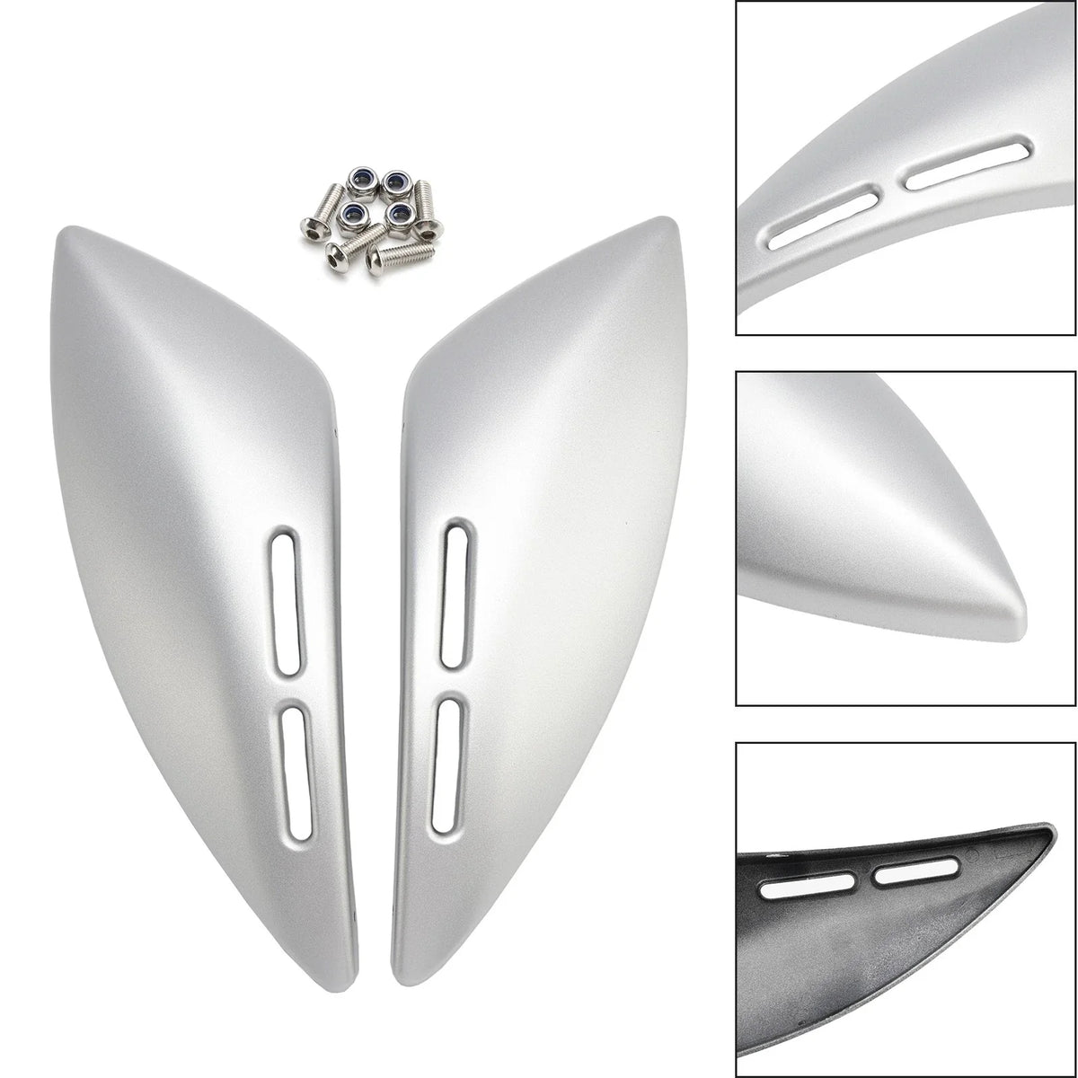 Gas Tank Side Cover Panel - Silver for Kawasaki Z900RS 2018-2024