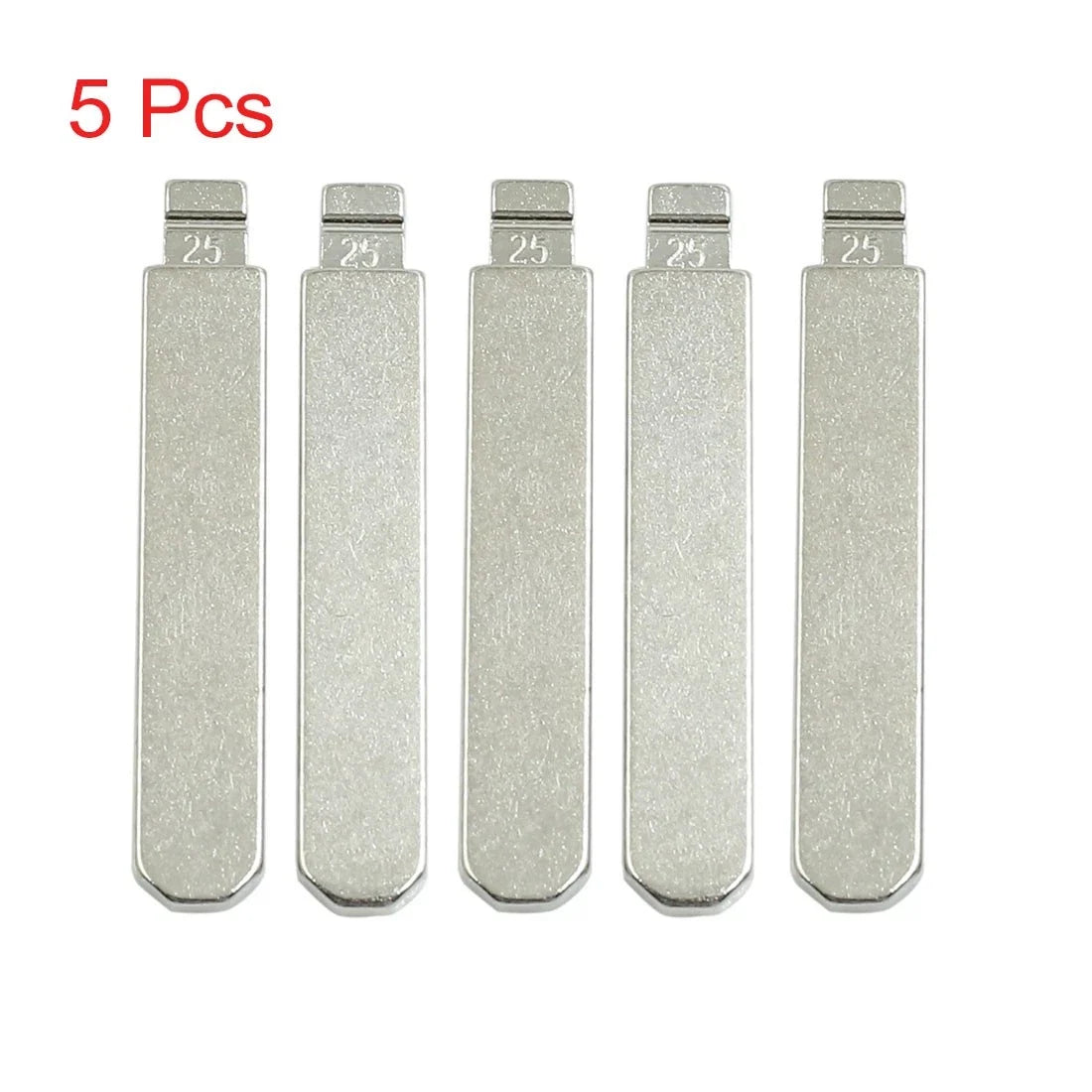 5pcs Metal Uncut Insert Blank Blade Key for Honda Accord 