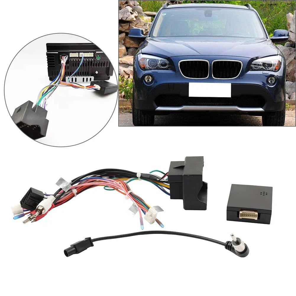 Stereo Radio Wiring Harness Power Cable 16Pin for BMW X1 E84 E90 2009-2015