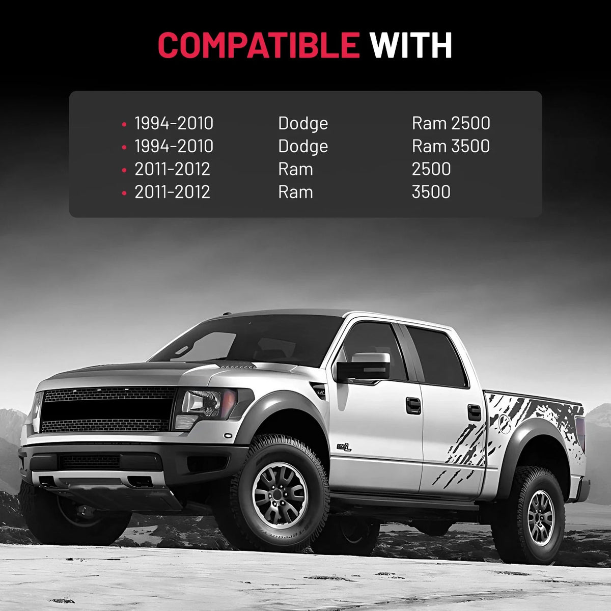 2" Wheel Spacers 8x6.5 Hub Centric for Dodge Ram 3500 2X Set