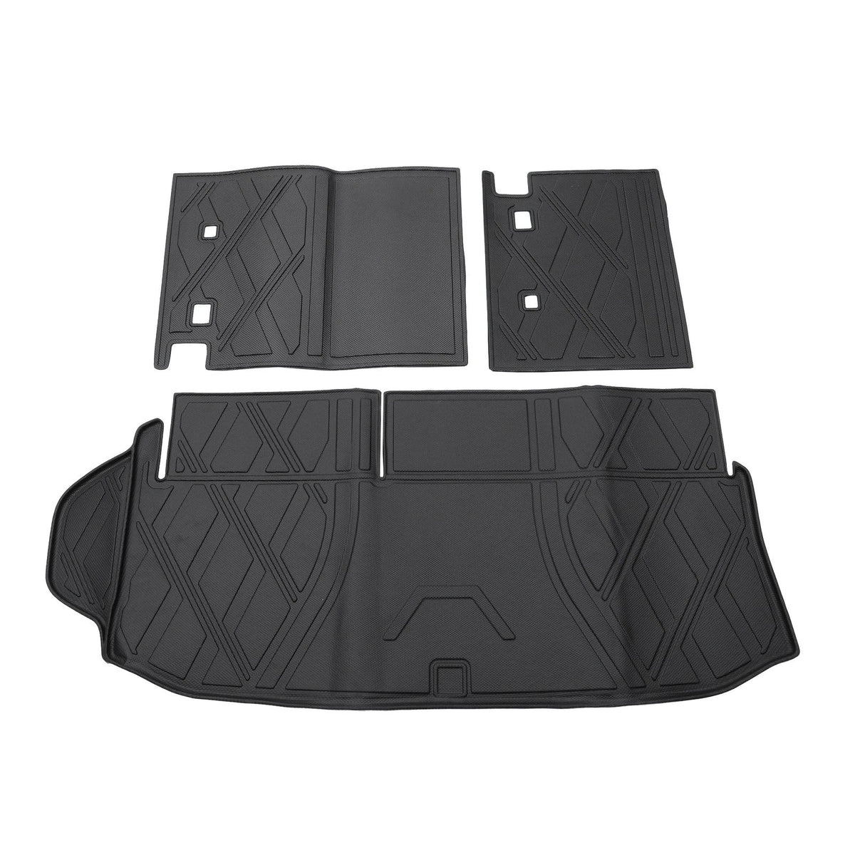 Cargo Liner Rear Trunk Mat for Toyota Highlander (2020–2023) Diamond Pattern