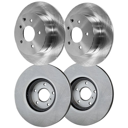 Set of 4 Disc Brake Rotors for Nissan Altima (2005–2006) Maxima (2006–2008)