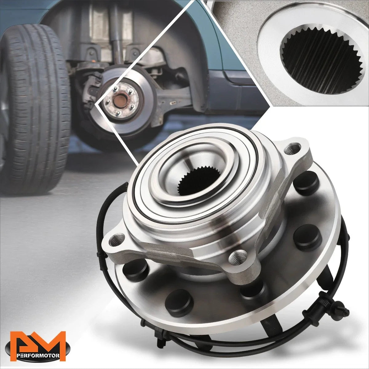Wheel Hub Bearing Assembly w/ ABS Sensor for Ram 2500 3500 2012-2013