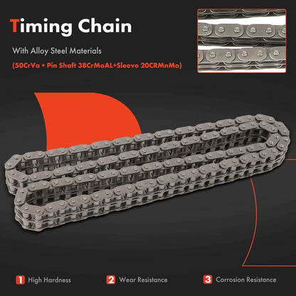 8 Piece Set of Timing Chain Kit for Nissan Pathfinder 1987–1988
