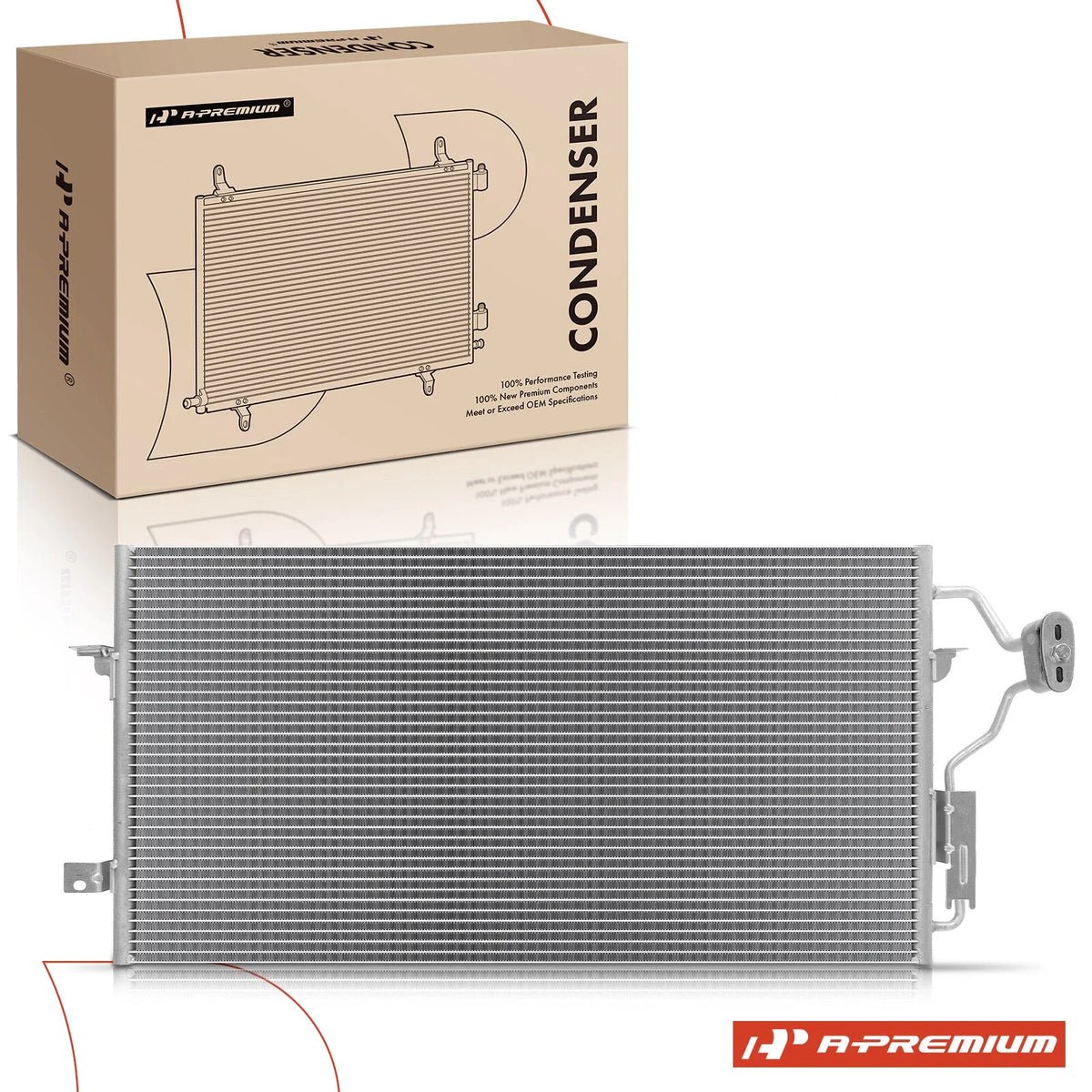 A/C Condenser with Bracket for Buick Park Avenue (1997–2005)