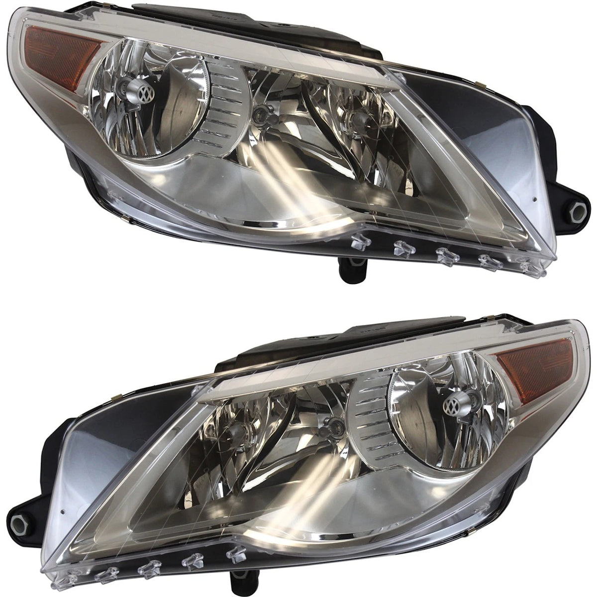 Headlight Set of 2 for Volkswagen Passat CC (2009–2010) - Left & Right with Bulb