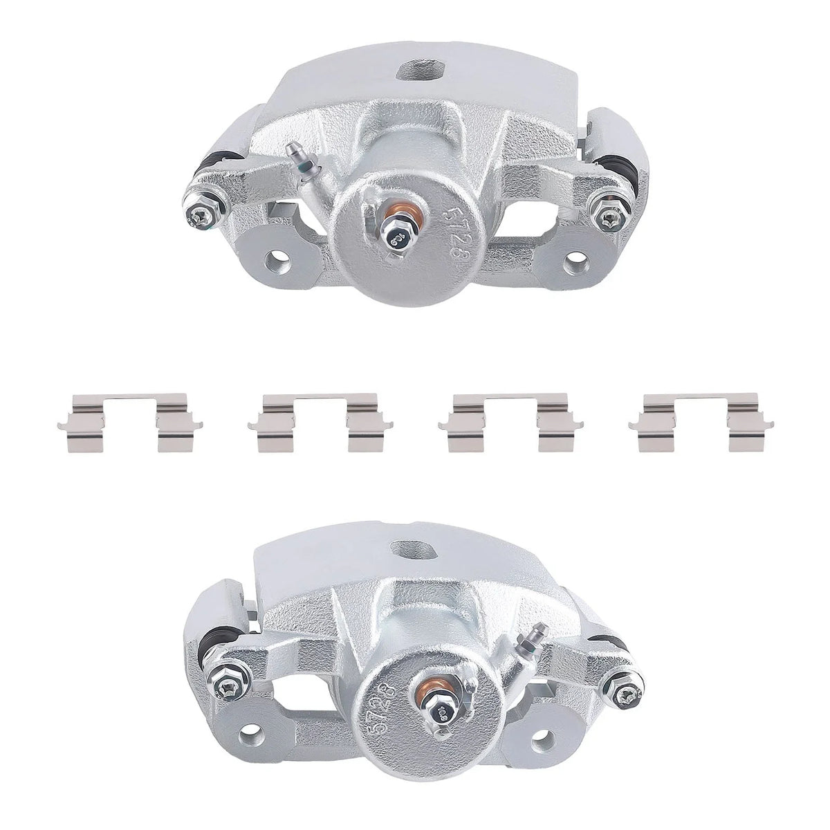 Pair Front Brake Calipers w/Bracket for Honda Accord (2003–2007) SLB19830