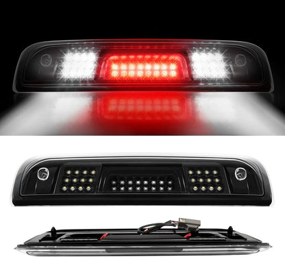 Clear Lens 3rd Brake Light for GMC Sierra (2014–2018) Black Housing