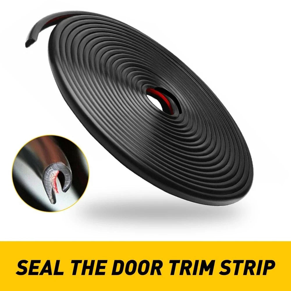 Rubber Seal Strip for Car Door Trim Molding (32ft)