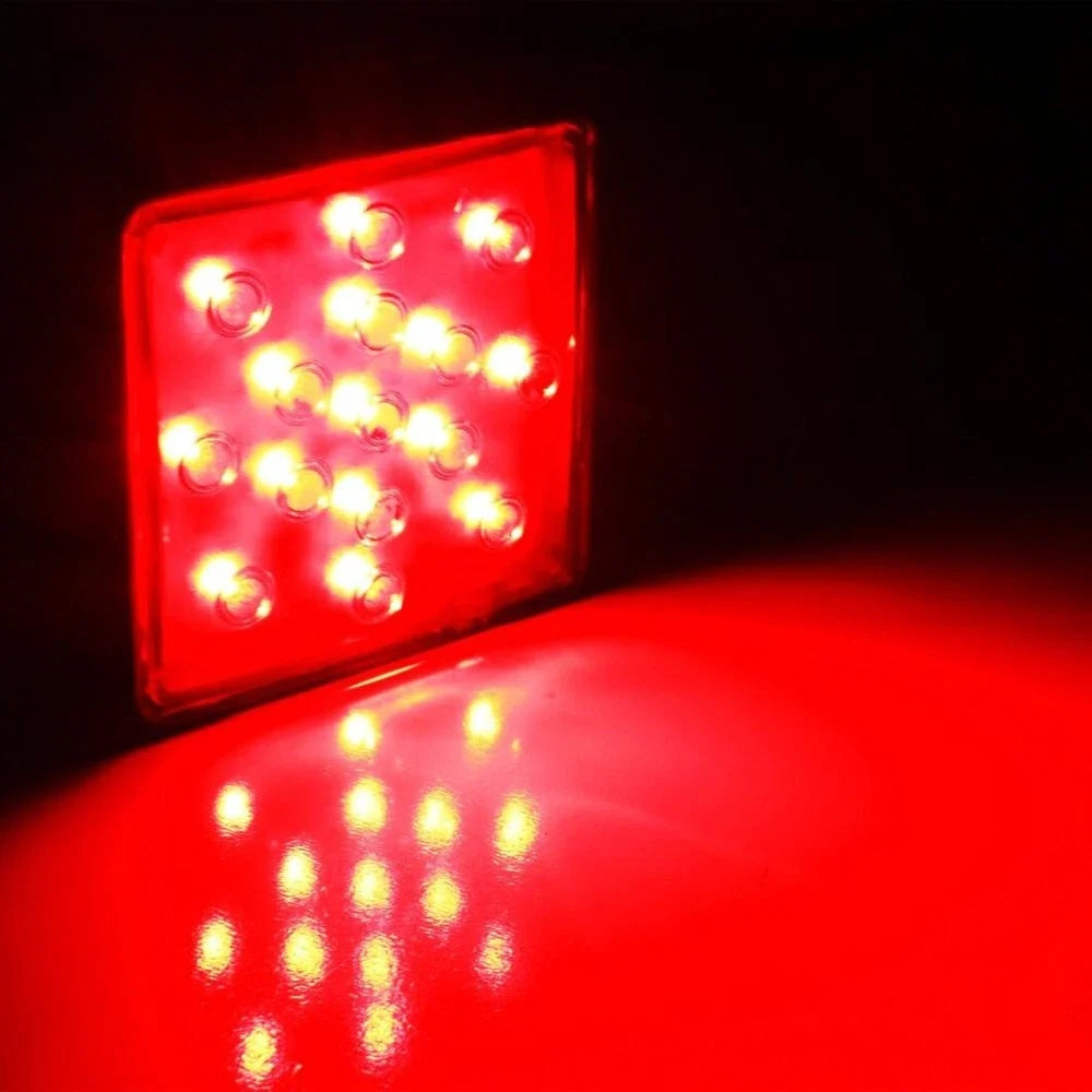 Trailer Cover with 15LED Smoke Brake Light for Towing & Hauling K