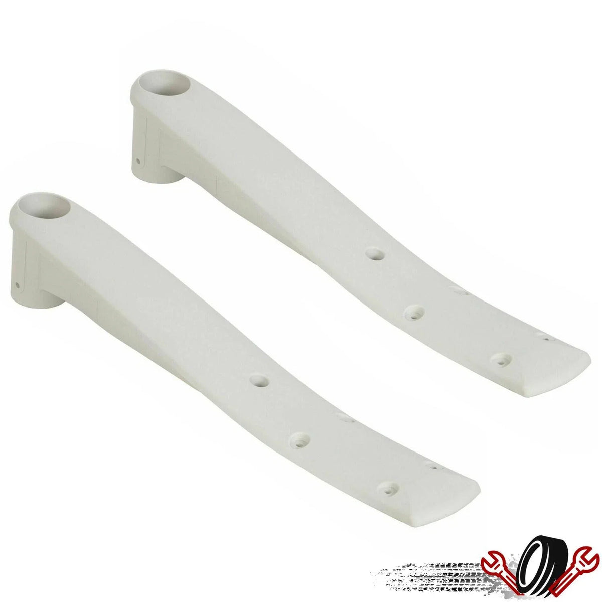 2X Ladder Deck Mounted Support Steps for Above Ground Pool